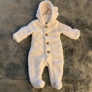 Baby Gap Hooded Bear Fleece Snowsuit